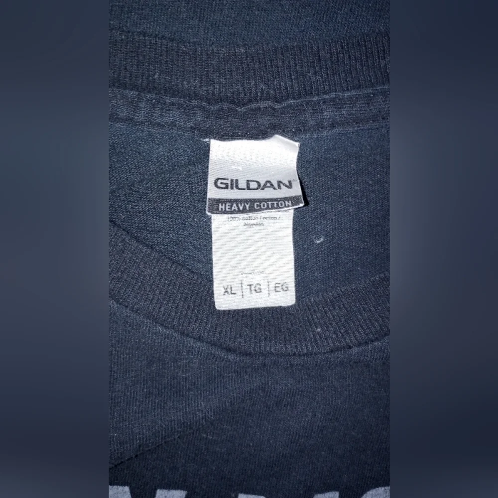 Dark Blue Graphic Tee,Size XL - Picture 2 of 3
